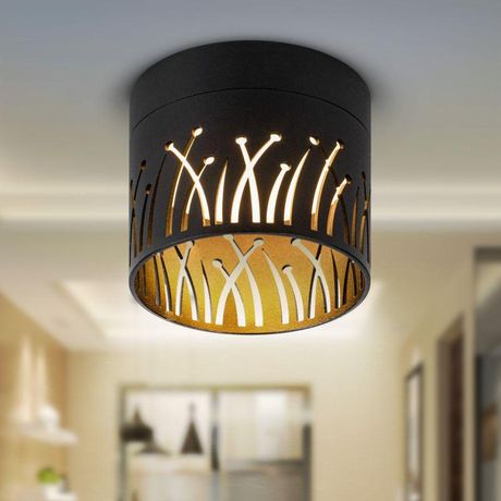 Светильник настенно-потолочный спот OL54 BK под лампу GX53 черный IP20 | Б0061192 ЭРА