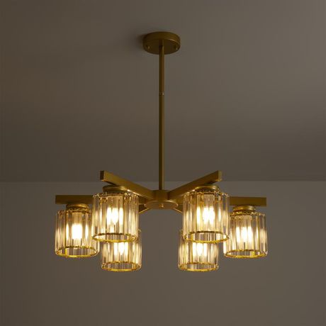 Люстра Ferrera E27х6 240Вт IP 20 Freya FR5474PL-06G