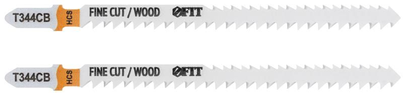 Полотно по дереву двусторонние HCS шлифованные под свободным углом зубья 116/90мм (T344CB) (уп.2шт) FIT 40960 РОС