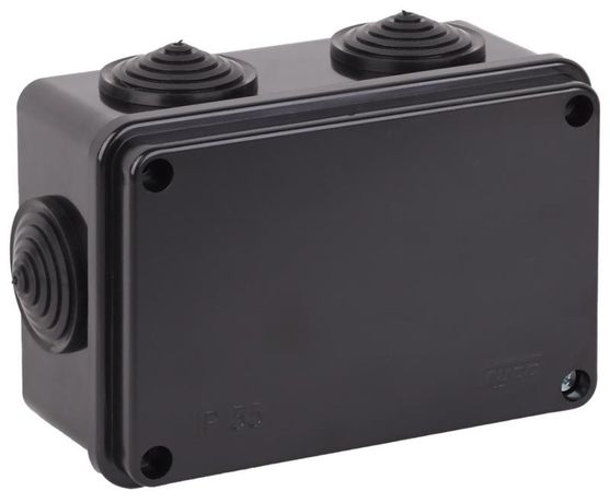 Коробка распаячная для ОП 120х80х50мм УХЛ1 черн. Ruvinil 67051Ч TYCO