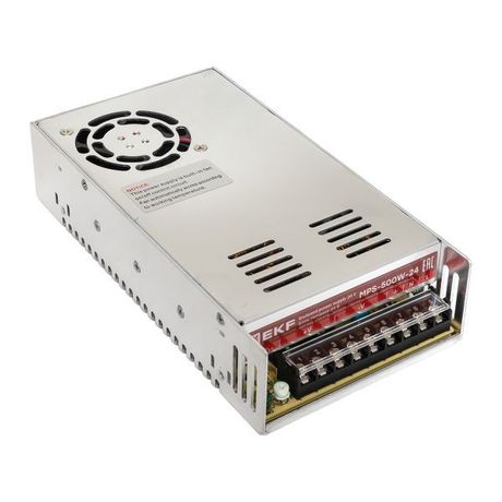 Блок питания намонтажную панель 500Вт,Uвх ~ 220 В AC m, Uвых - 24 DC постоянного тока | MPS-500W-24 EKF