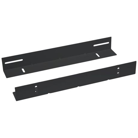 Направляющие в шкаф глубиной 600мм для установки серверного оборудования, пара, усиленные до 100кг, цвет черный (RAL 9004) - JH05-06-100KG-BK Cabeus 8634c