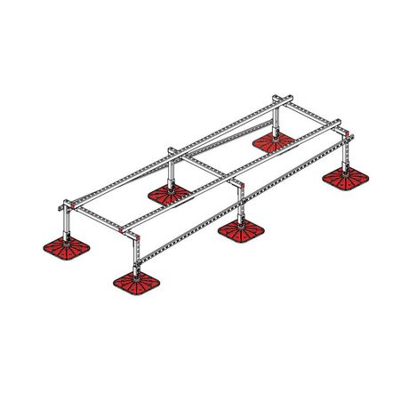 Конструкция опорная для установки оборудования TECHNORAPTOR FOOT 1000х3000 KM-TR-F-SSEI-1000-3000 КМ TR0007 КМ-Профиль