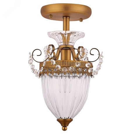 Светильник потолочный SCHELENBERG E14 1х40Вт Металл Золото - A4410PL-1SR Arte Lamp