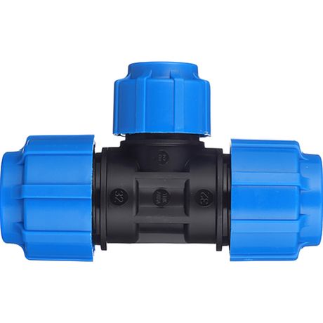 Тройник ПНД компрессионный 32 х 25 - 51322532 Политэк