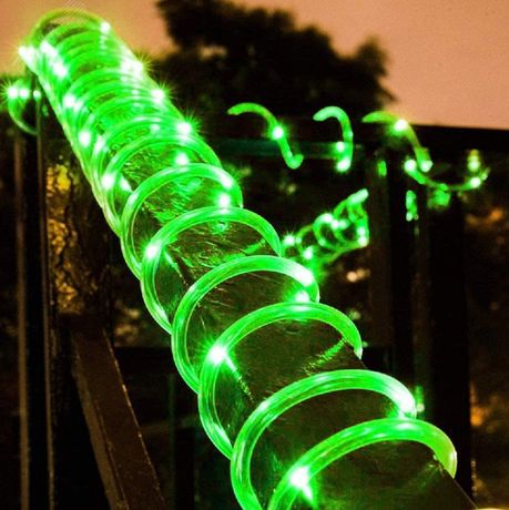 Шнур светодиодный Дюралайт 2W 1.8Вт/м IP65 220В d13мм постоянное свечение зел. (уп.100м) КОСМОС KOC-DL-2W13-G