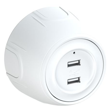 Розетка USB 2-м Rotondo с подсветкой бел. OneKeyElectro 7700896 ССТ