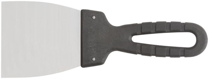 Шпатель лезвие нержавеющая сталь пластиковая ручка 80мм MOS 06563М