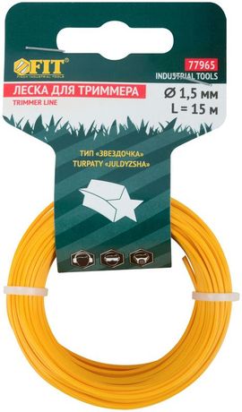 Леска для садовых триммеров ''Звездочка'' 1.5 мм х 15 м - 77965 РОС