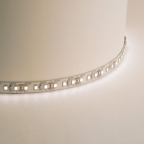 Лента светодиодная LS612/ 120SMD(2835)/м 9.6Вт/м 12V 5000*10*1.22мм 3000К, IP20 | 27730 FERON LS612 теп-бел.