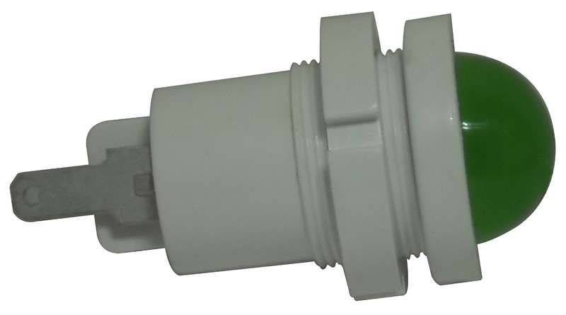 Лампа светодиодная коммутаторная СКЛ12-2-48 зеленый - 00000580 Каскад-Электро