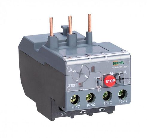 Реле тепловое для контакторов 09А-25А 0.16А-0.25А | 23156DEK DEKraft APC