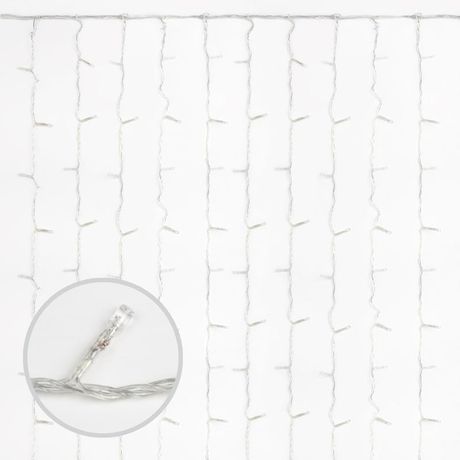 Занавес светодиодный с эффектом мерцания, ULD-C3030-400/TWK WHITE IP67 3х3м соед. 400 диодов. белый свет. шнур | UL-00005270 Uniel