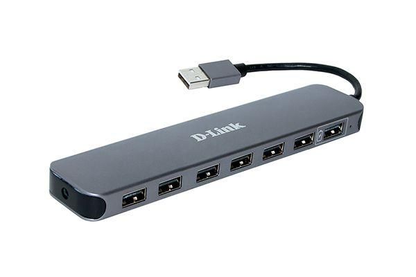 Разветвитель USB 2.0 DUB-H7 7 портов черн. DUB-H7/E1A D-Link 147041