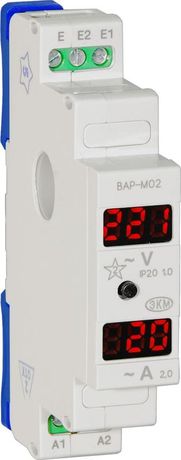 Меандр A8302-19910253 Амперметр/вольтметр ВАР-М02 АС20-450В УХЛ4