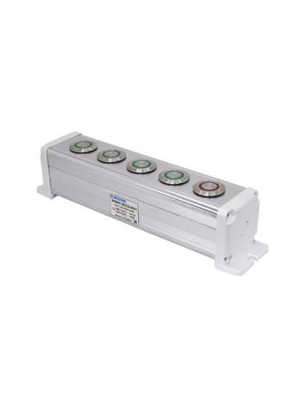 Пост управления BXM47-B5/22-65У1 4 цилиндрические кнопки 1C1NO1NC зел. + 1 цилиндрическая кнопка красн. Электротехник ET249221