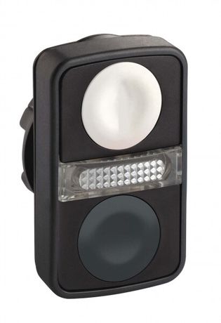 ГОЛОВКА КНОПКИ ДВОЙНАЯ БЕЗ МАРКИР + LED ZB5AW7A1720 | Schneider Electric