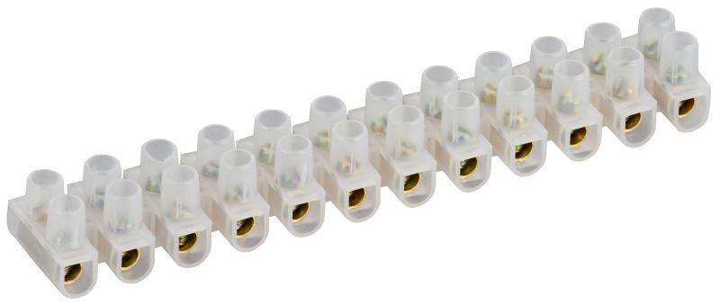 Колодка клеммная ЗВИ-20 4-10кв.мм 12пар GENERICA UZV10-020-010-K01-10-G IEK