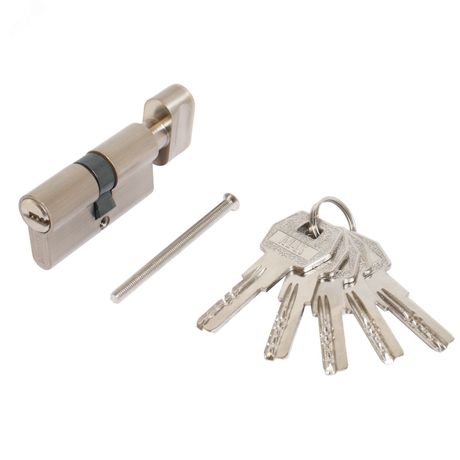 Механизм цилиндровый Стандарт MAX 60 (30х30В) SN 5кл перф.ключ/верт. - 14795 ПТК