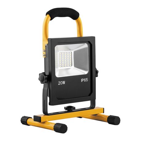 Прожектор светодиодный LL-912 на подставке с зарядным устройством 20W, 6400K, 40*SMD5730, IP65, 215*185*320 мм | 32088 FERON