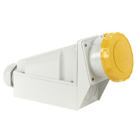 Розетка настенная 125А 3PNE 100-130В винт. IP67 SchE 81189 APC