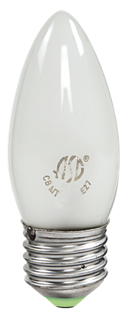 Лампа накаливания ЛОН свеча B35 40Вт 230В E27 матов 380Лм | 4607177995083 ASD