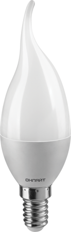 Лампа светодиодная 90 622 OLL-FC37-15-230-4K-E14-FR свеча на ветру ОНЛАЙТ 90622 Navigator
