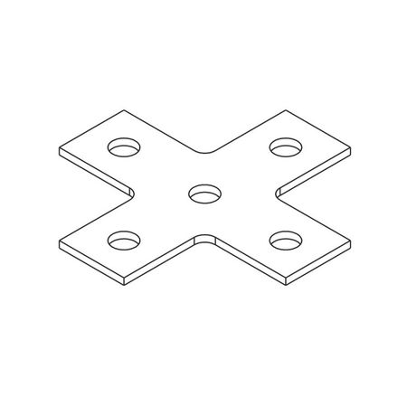 Пластина крестообразная (окрашенная) | ПЛ-Хо Ostec