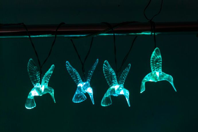 Гирлянда садовая ERASF22-26 Колибри на солнечной батарее 3.8 метра - Б0053366 ЭРА