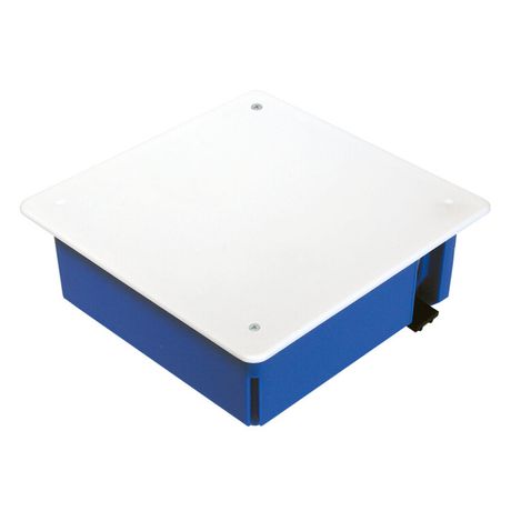 Коробка распределительная С/У 103х103х47 с саморезами, безгалогенная (HF) (72шт/кор) (для полых стен) | 80-0960 Промрукав Строитель