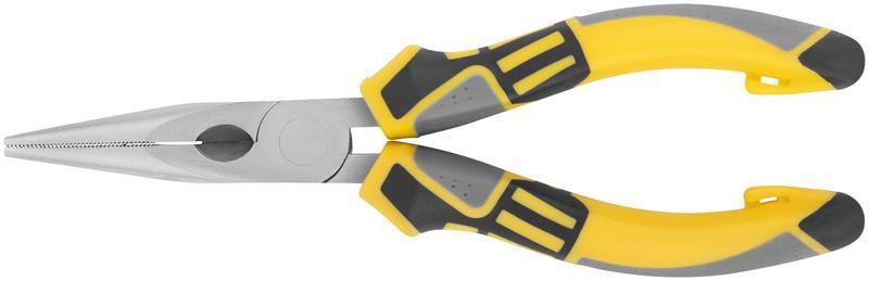 Тонконосы "Смарт" трехцветные прорезиненные ручки никелевое покрытие 160мм FIT 50667 РОС