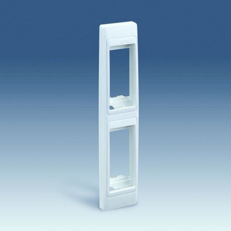 Рамка узкая с суппортами на два узких модуля для скрытого монтажа, S82C, графит - 82625-68 Simon