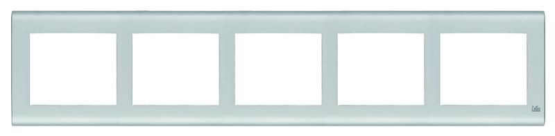 Рамка 5-м горизонт. матов. хром Cellia Makel 2348705