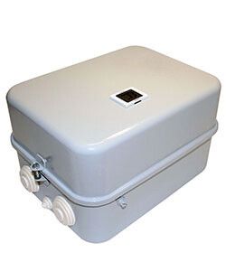 Пускатель электромагнитный ПМ12-063241 У3 В 63А 220В/50Гц 2НО+2НЗ IP40 нереверсивный с реле РТТ-231 53.5-63.0А корпусе кнопкой R Электротехник ET000167