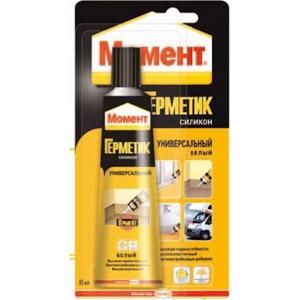Герметик универсальный (белый), 85 мл, блистер 1шт. | C0040354 Момент