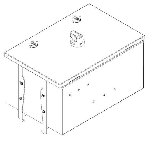 Коробка отбора мощности LINEBAR типа Plug-in 400А Al 3L+N+PER IP55 без автоматического выключателя - LB-400A4-35-PB-KOM-Y0 IEK