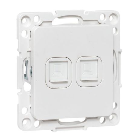 Стокгольм Механизм розетки RJ-45 2-местной белый EKF - EYK02-035-10