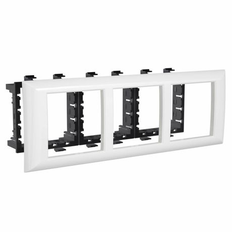 Рамка-суппорт "Avanti" белый для "In-liner Front", 6 мод. | 4400916 DKC ДКС