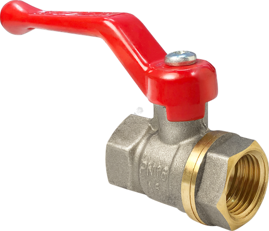 Кран шаровой ручка-рычаг (внутр./внутр.) 2дюйм латунь с никелир. покрытием (8/2) VALFEX VF.214.NR1.200