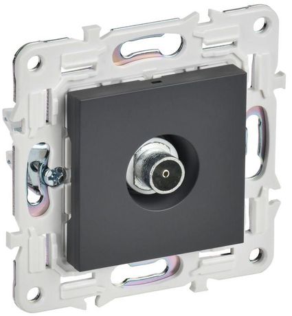 Розетка TV оконечная SKANDY SK-A12T титан IEK SK-A10-O-K48