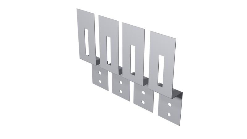 Комплект кронштейнов (ДВО) для крепления светильников | 82316 INNOLUX