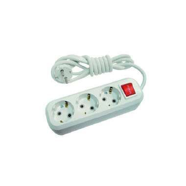 Удлинитель 3х2м с заземл. 16А IP20 выкл. Makel MGP212