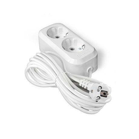 Удлинитель Е-302А ПВС 3*1,5 ,2 гнезда, с заземлением, 10м (еврослот) - 1721 Союз
