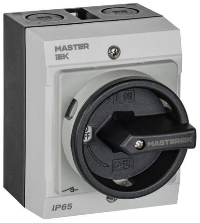 Переключатель кулачковый в боксе закрытая рукоятка 16А схема 90 | MI-CS21-016-090 IEK