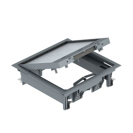 Лючок GES4-2U (универсальный) 6xModul45 (полиамид,серый) (GES4-2U10T 7011) | 7405145 OBO Bettermann