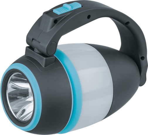 Фонарь светодиодный NPT-CA16-ACCU 1COB LED 5Вт+1LED 3Вт 240Лм 100м аккумуляторный прожектор+кемпинг+настольный пластик 1.5Ач - 14086 Navigator 21571