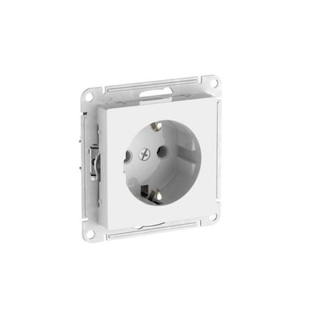 Розетка AtlasDesign 16А с заземл. быстрозажим. клем. механизм бел. SE ATN000143S APC