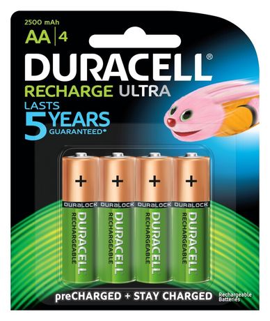 Аккумуляторы Duracell HR6-4BL 2400mAh/2500mAh предзаряженные | Б0014863