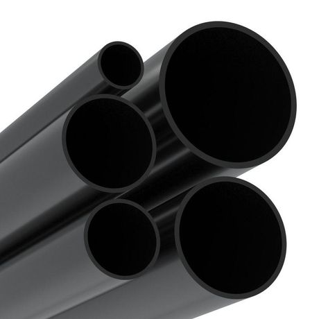 Труба ПВХ жёсткая гладкая д.25мм, лёгкая, 3м, цвет черный | 63925B DKC ДКС
