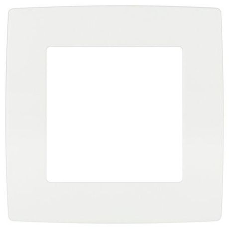 Рамка для розеток и выключателей ЭРА Серия 12 12-5001-01М на 1 пост, белый матовый | Б0065734